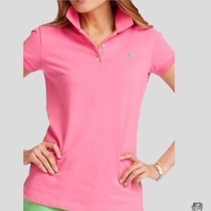 SOLD 2 Lilly Pulitzer bundle (2) Pink and green preppy polo tops in Short Sleev…
